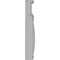 Ekena Millwork Plinth Block, Polyurethane, 9-5/8 in H, 4-3/8 in W, Factory Primed PB04X10X01DI - alternate 3